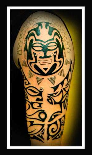 Polynesian Tribal Tattoo Polynesian Tribal Tattoo Design 
